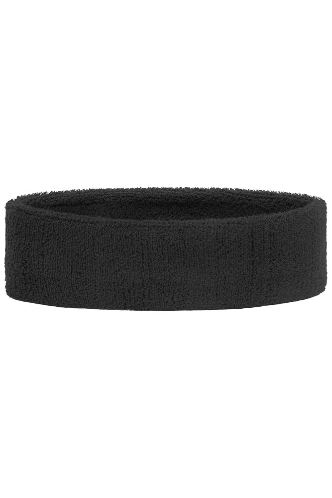 Terry Headband - Black (ca. Pantone blackC)