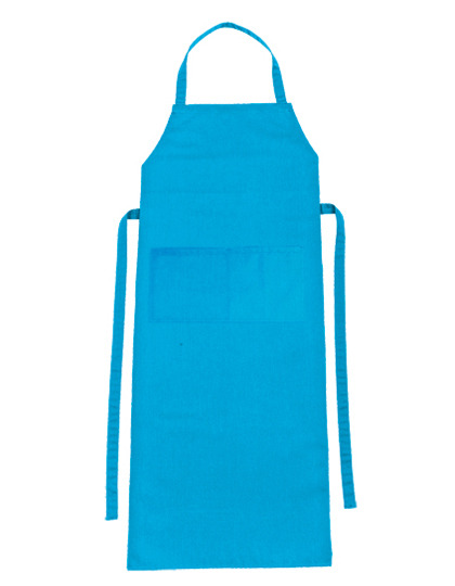 Bib Apron Verona 110 x 75 cm - Turquoise