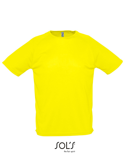 SOL´S - Men´s Raglan Sleeves T Sporty - Lemon