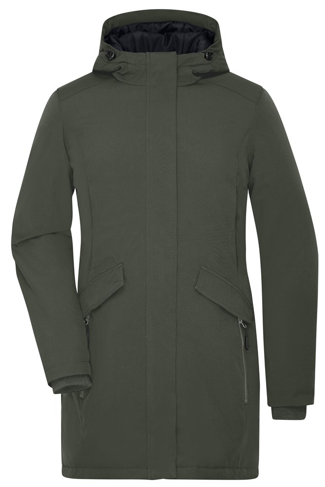 Ladies' Business Parka - Olive-green (ca. Pantone 7764 C)