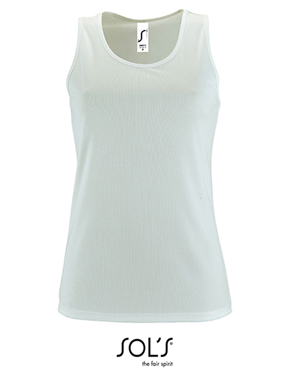 SOL´S - Women´s Sports Tank Top Sporty - White