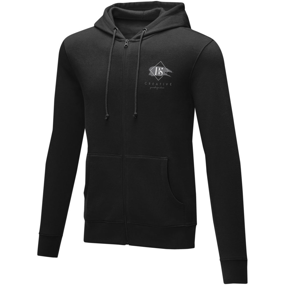Charon 240 g/m² Herren Kapuzenpullover mit Reißverschluss