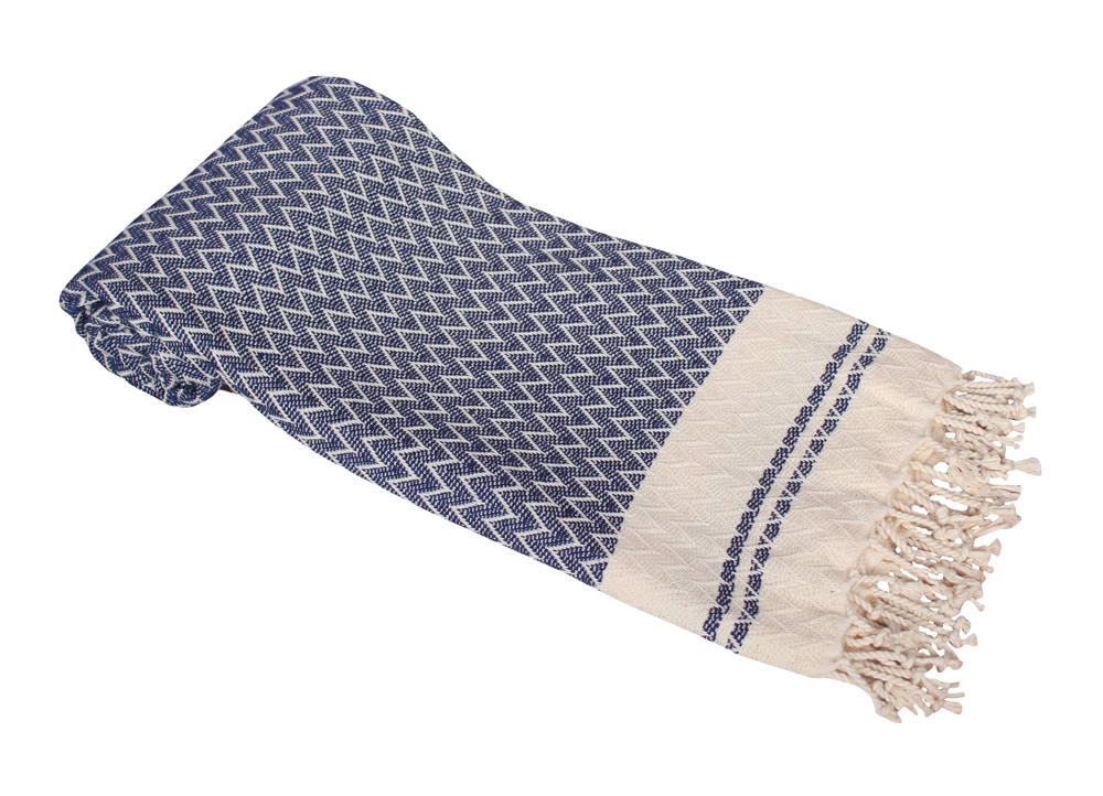 ARTG Hamamzz® Alanya Marineblau/Creme