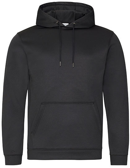 Just Hoods - Sports Polyester Hoodie - Jet Black