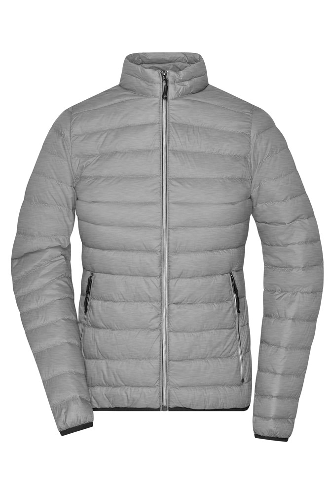 Ladies' Down Jacket - Silver-melange/graphite (ca. Pantone 421C
Black 6C)