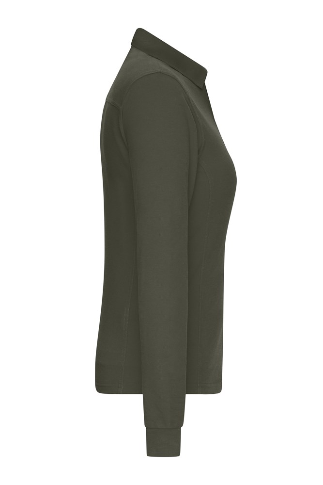 Ladies' Workwear-Long-Sleeved Polo   OCS Blended