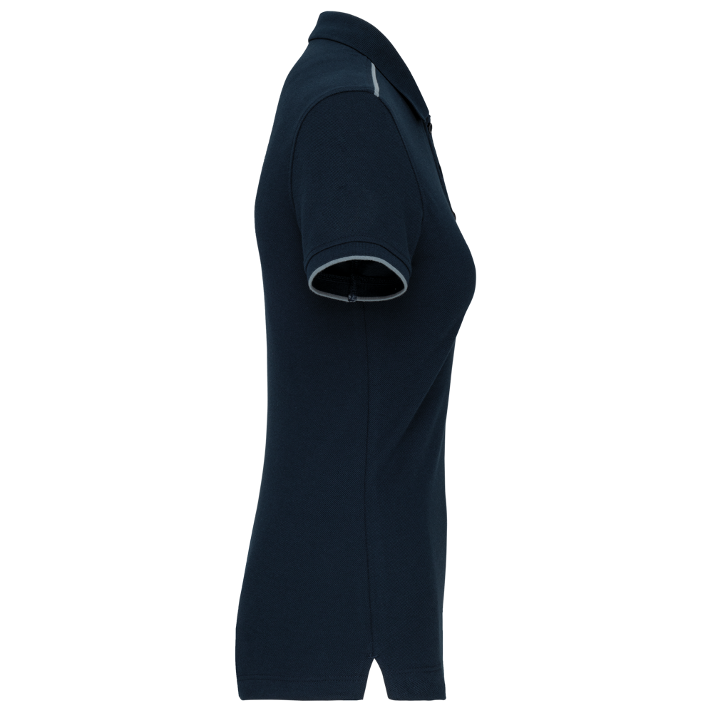 WK271 - Damen-Polohemd Day To Day mit kontrastfarbenen, kurzen Ärmeln