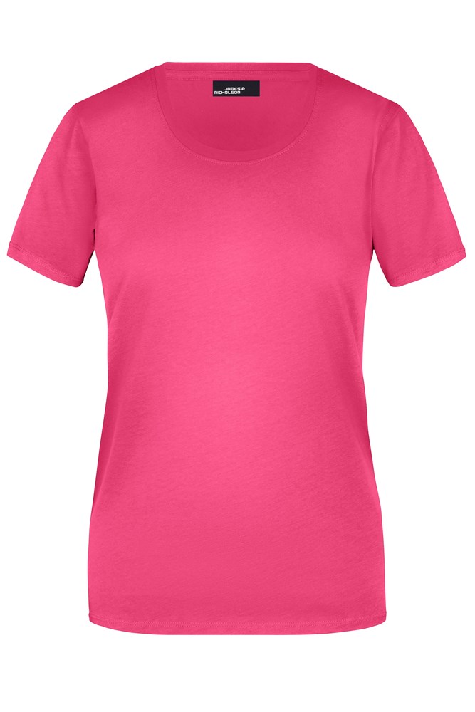 Ladies' Basic-T - Pink (ca. Pantone 205C)