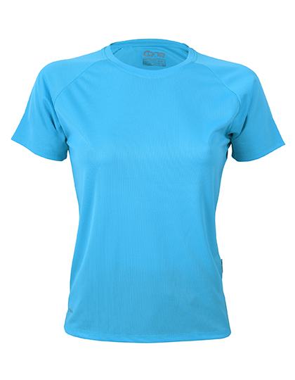 CONA SPORTS - Ladies´ Rainbow Tech Tee - Clear Blue