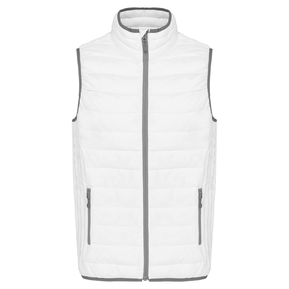 K6113 - Leichte Herren-Steppweste - White