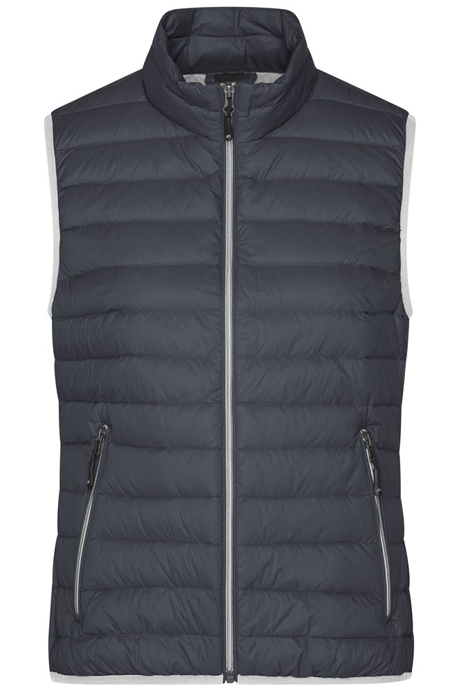 Ladies' Down Vest - Graphite/silver (ca. Pantone Black 6C
421C)