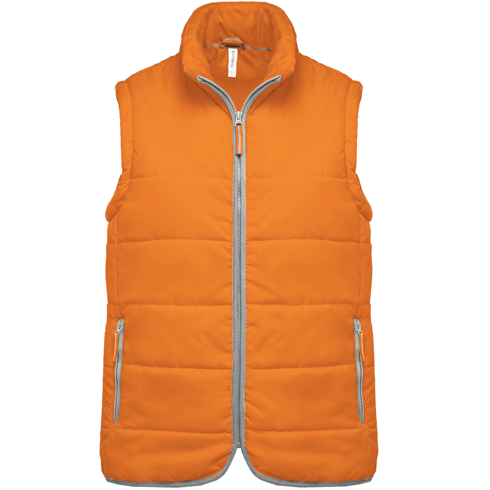 K6116 - Wattierter Bodywärmer - orange