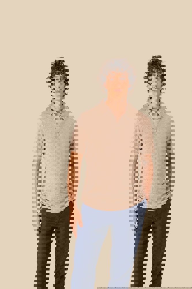 SP220 - Herren-Polohemd aus Leinen