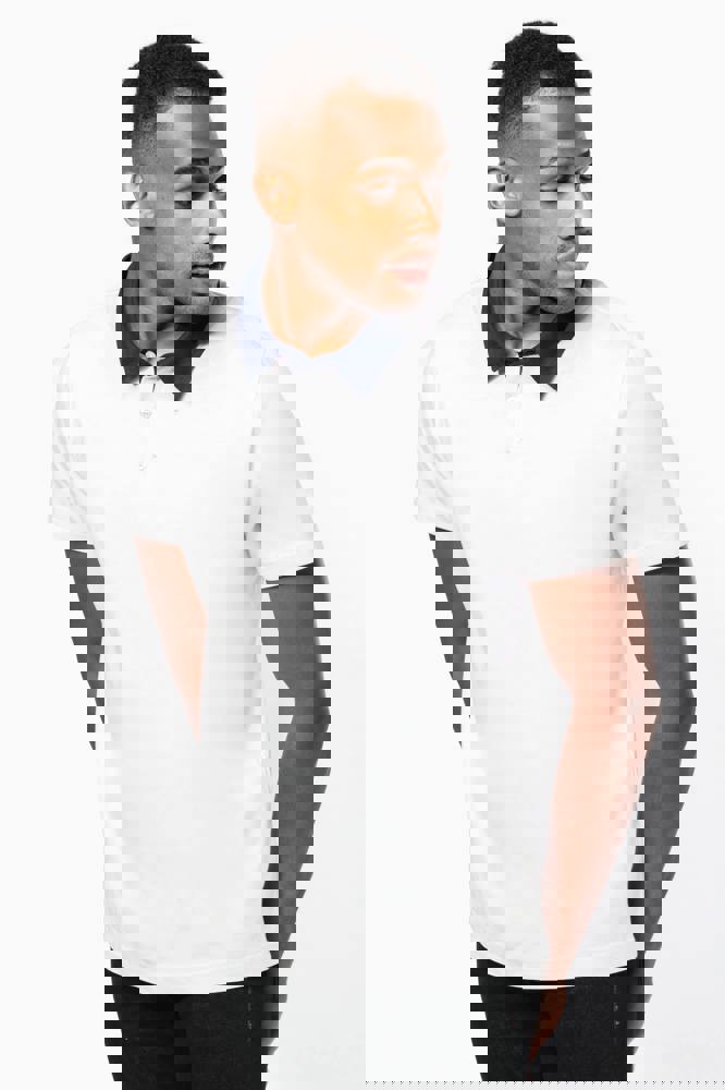 K260 - Zweifarbiges Jersey-Polohemd für Herren