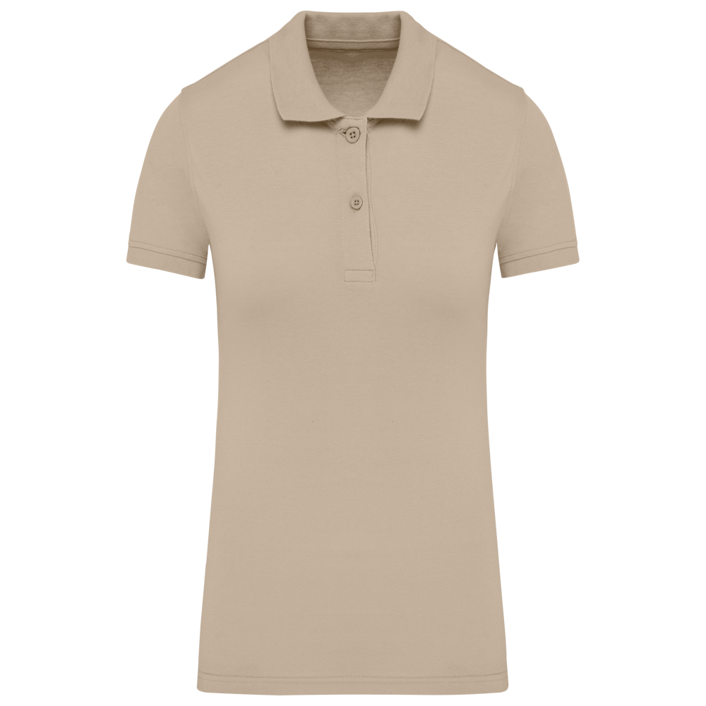 - Piqué-Polohemd Bio180 für Damen - Light Sand