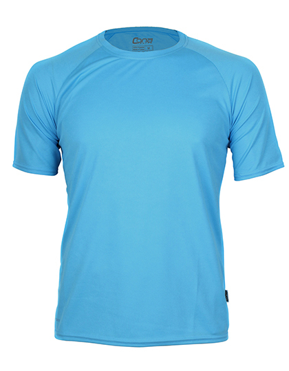 CONA SPORTS - Rainbow Tech Tee - Clear Blue