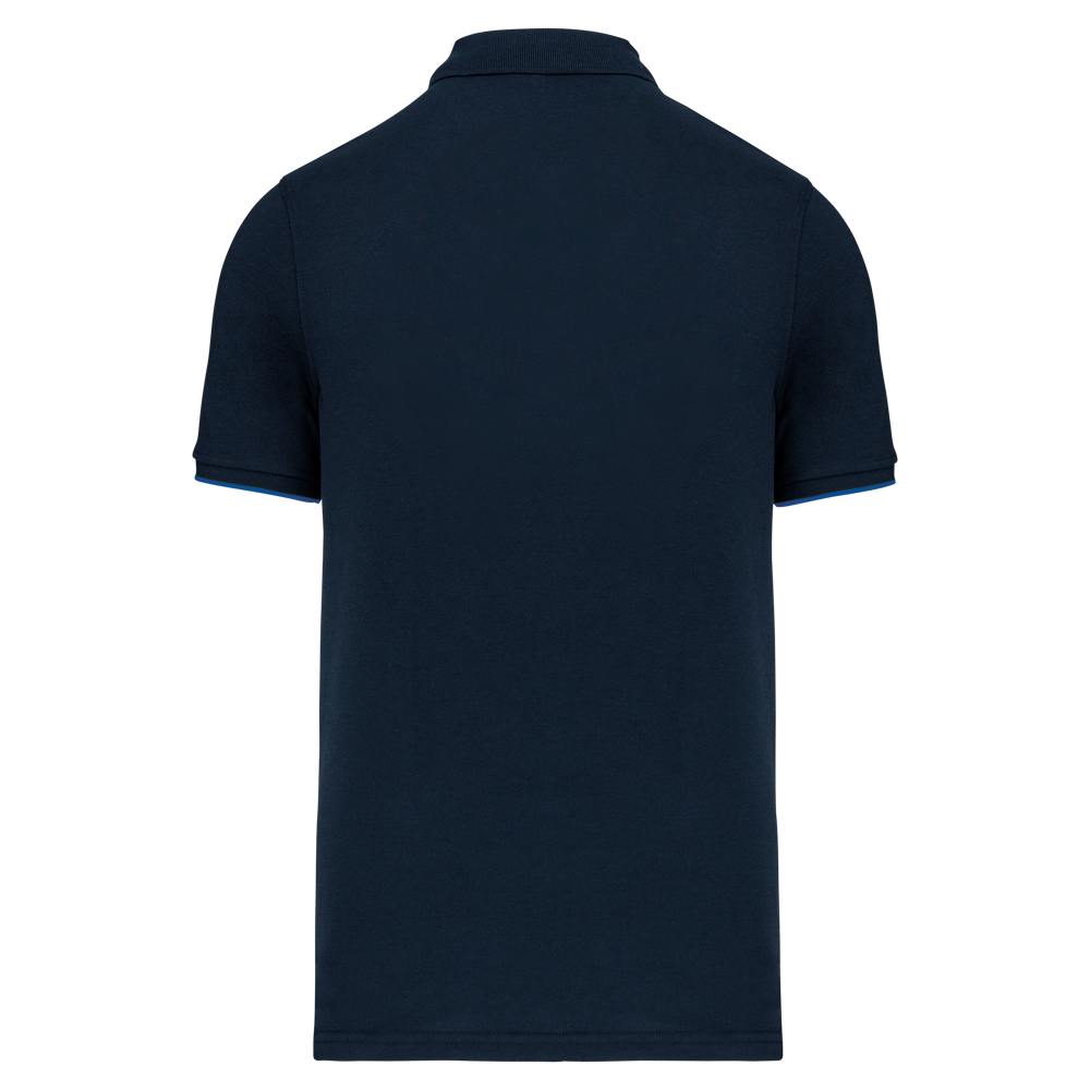 WK270 - Polo Day To Day mit kontrastfarbenen, kurzen Ärmeln
