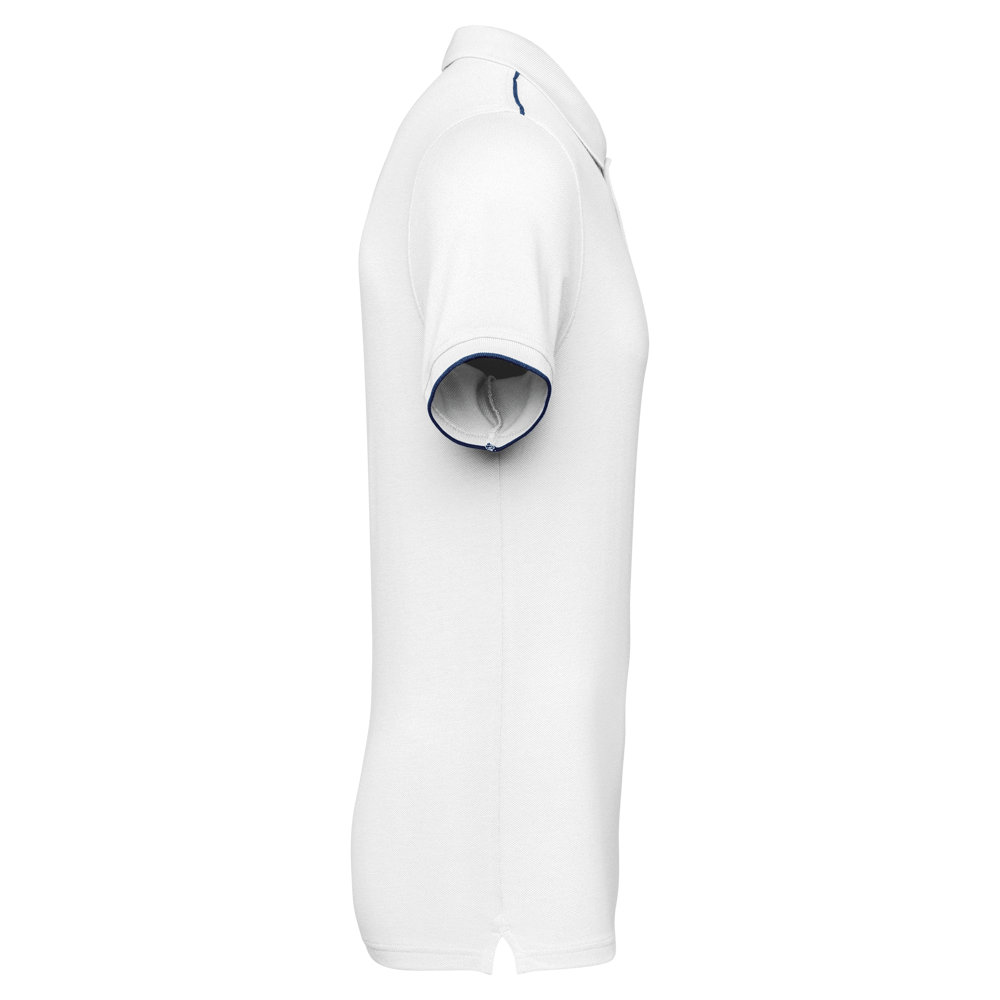 WK270 - Polo Day To Day mit kontrastfarbenen, kurzen Ärmeln