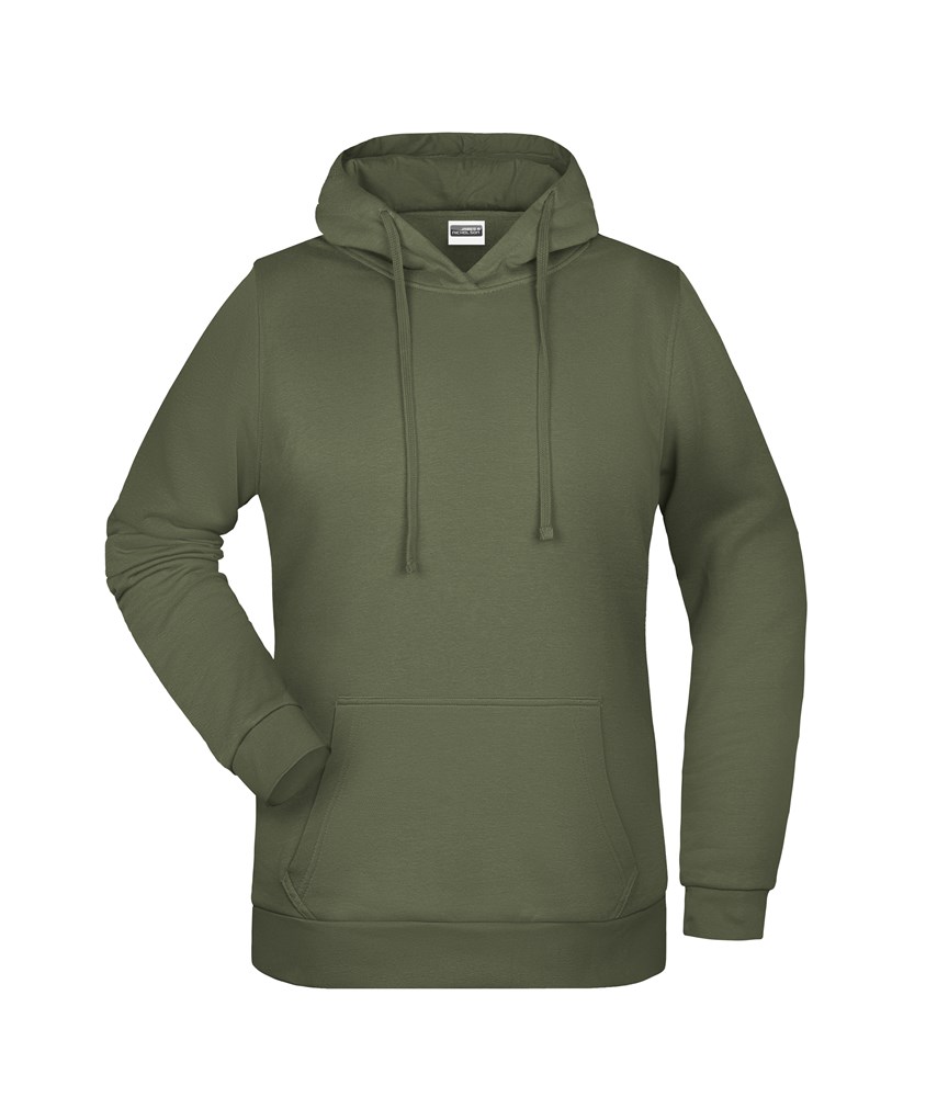 Ladies' Promo Hoody - Olive (ca. Pantone 7497C)