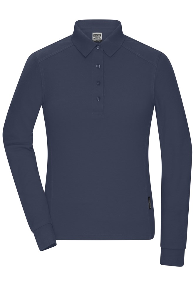 Ladies' Workwear-Long-Sleeved Polo OCS Blended - Navy (ca. Pantone 296C)