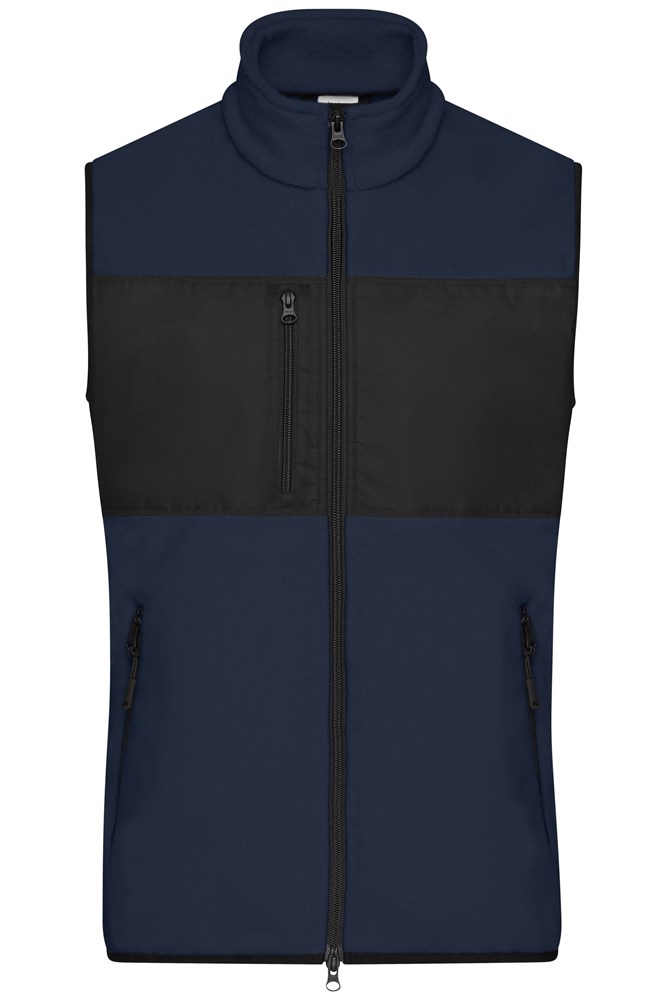 Men's Fleece Vest GRS - Navy/black (ca. Pantone 296C
blackC)