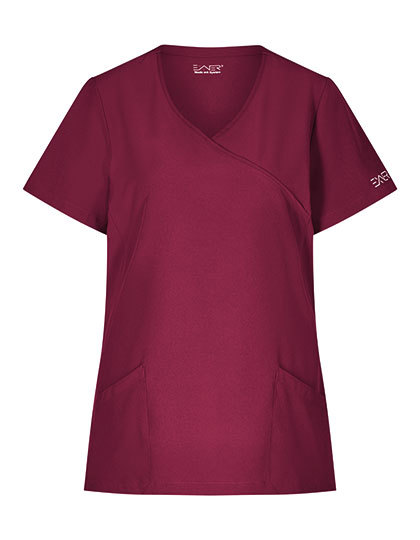 Exner - Sportsline Damen-Kasack, Slim Fit - Bordeaux