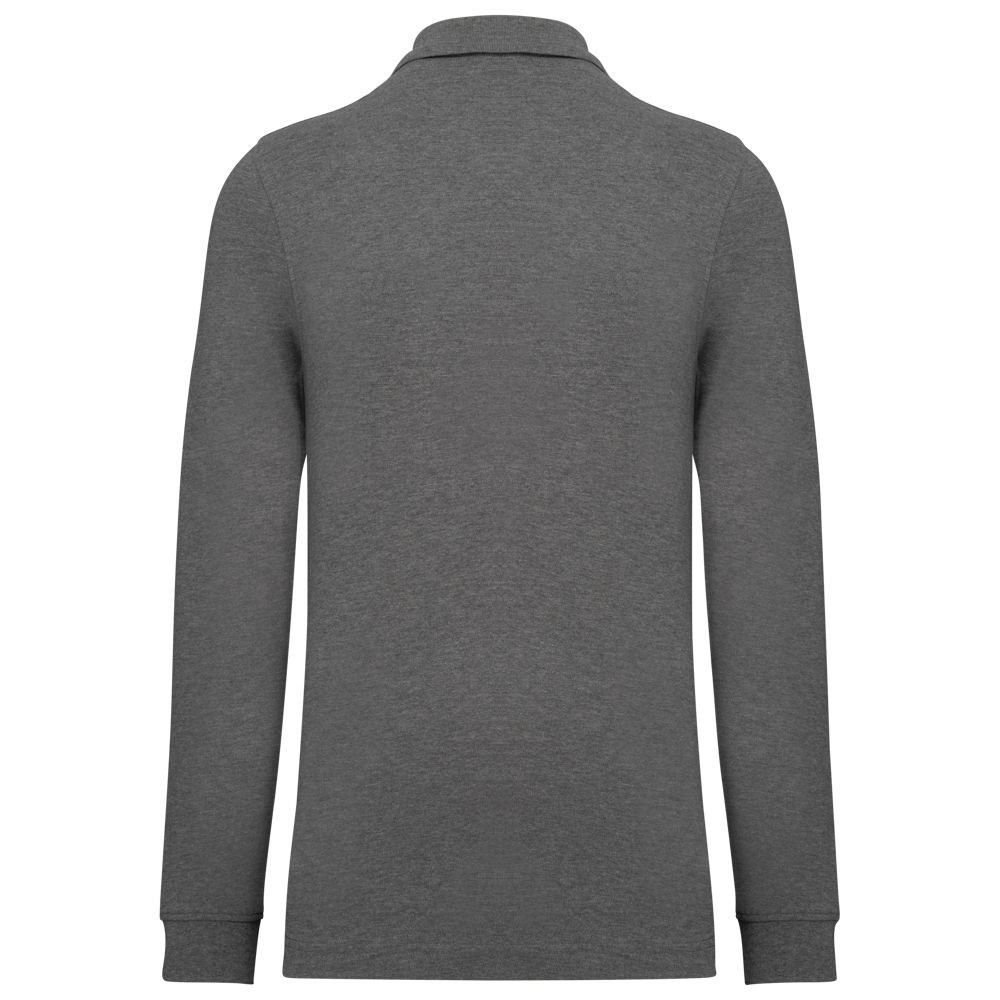 K2027A - Herren Piqué-Polohemd lange Ärmel Bio-180
