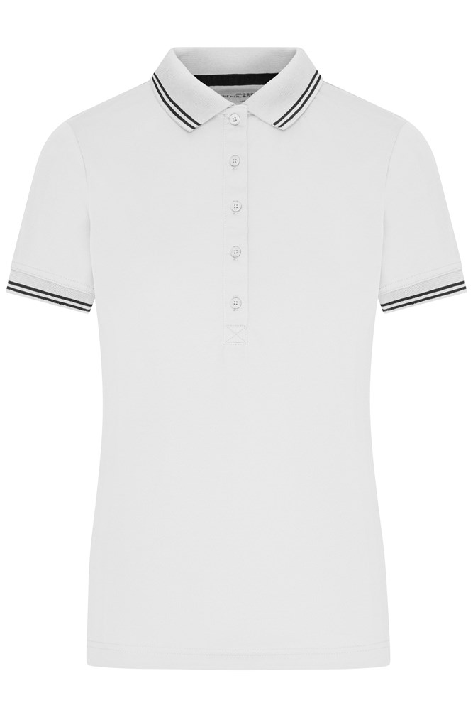 Ladies' Functional Polo - White/black (ca. Pantone white
blackC)