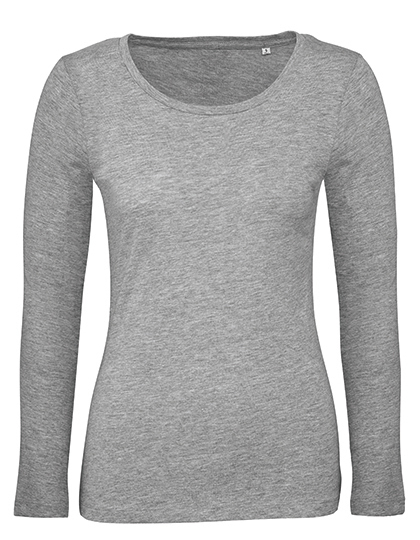 B&C BE INSPIRED - Inspire Long Sleeve T /Women_° - Sport Grey (Heather)