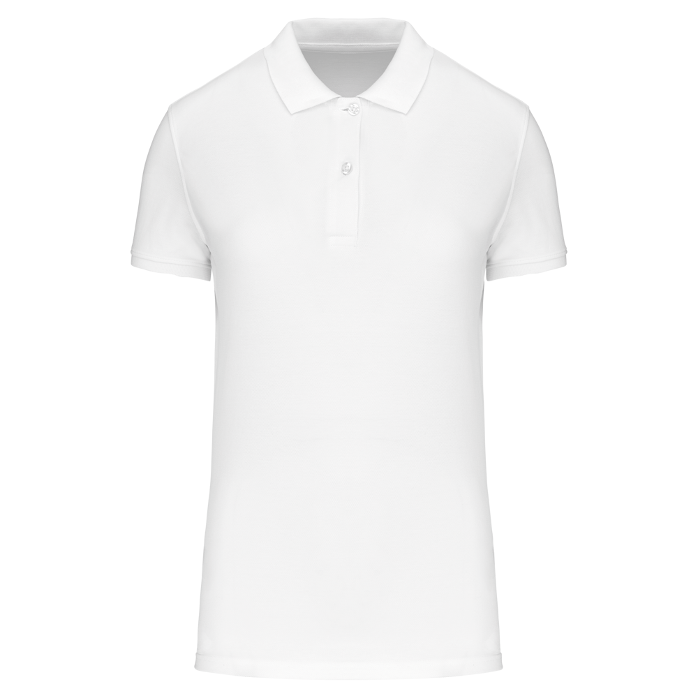 - Piqué-Polohemd Bio180 für Damen - White