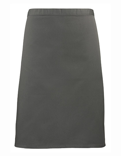 Premier Workwear - Colours Collection Mid Length Apron - Dark Grey (ca. Pantone 431C)