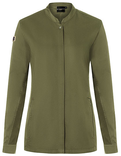 Karlowsky - Damenkochjacke Green-Generation - Moss Green (ca. Pantone 4229C)
