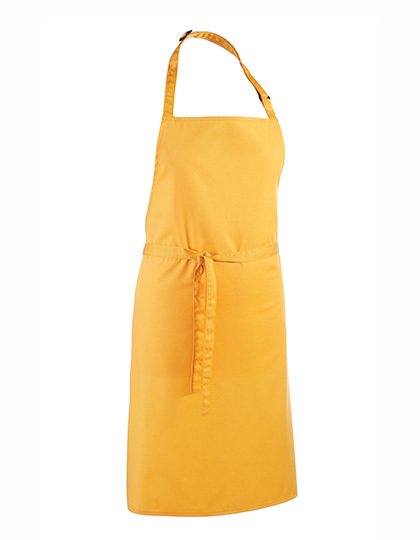 Premier Workwear - Colours Collection Bib Apron - Sunflower (ca. Pantone 136c)