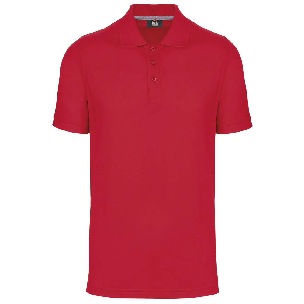 - Kurzarm-Polohemd - Red