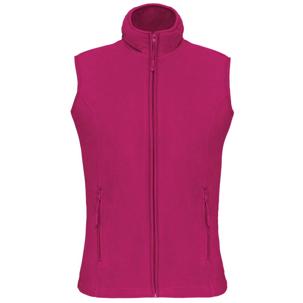 - Mikrofleece-Bodywarmer für Damen - Fuchsia