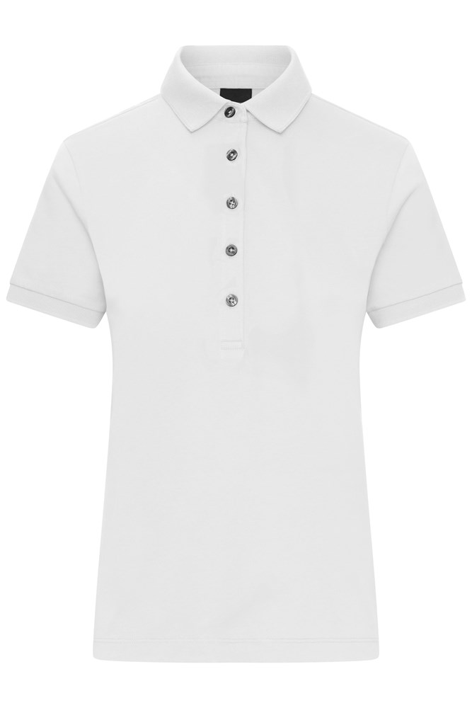 Ladies' Mercerised Polo - White (ca. Pantone white)