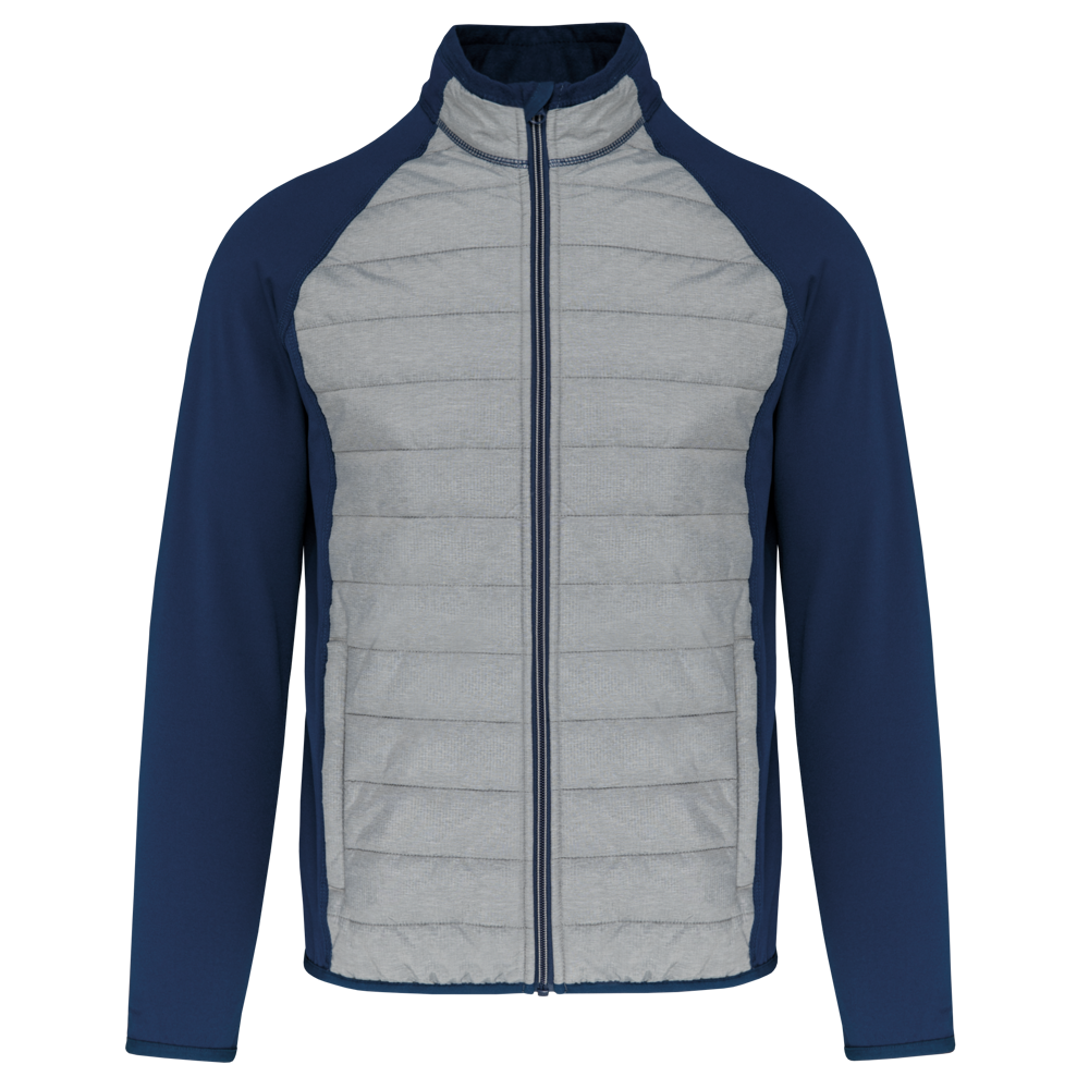 PA233 - Sportweste aus Bi-Material - Marl Grey / Sporty Navy