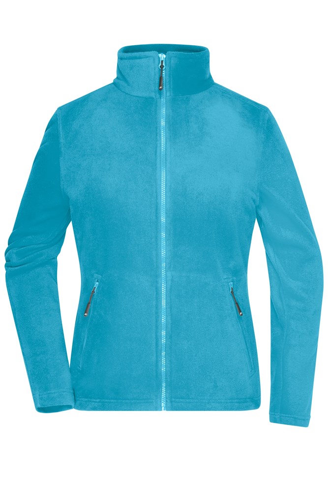 Ladies' Fleece Jacket - Turquoise (ca. Pantone 312C)