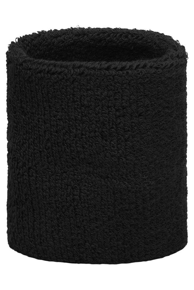 Terry Wristband - Black (ca. Pantone blackC)
