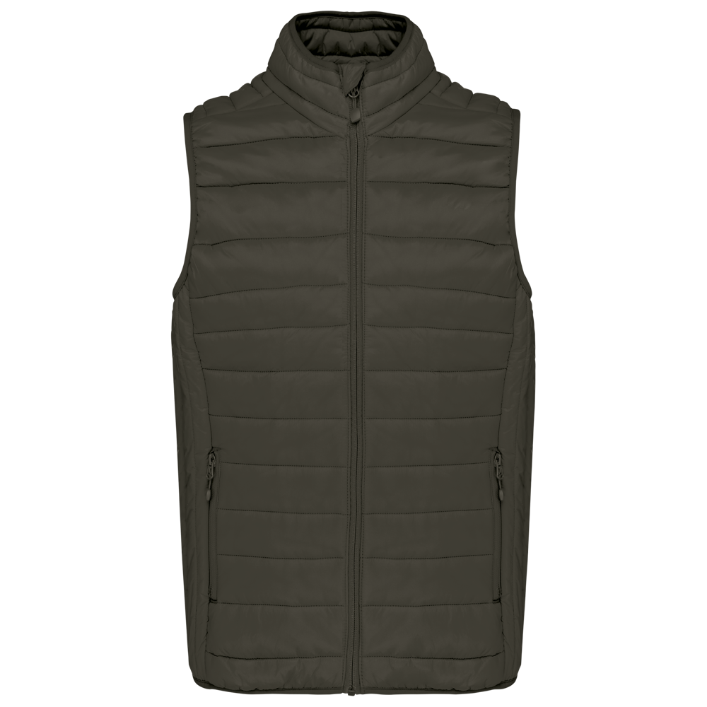 K6113 - Leichte Herren-Steppweste - Dark Khaki