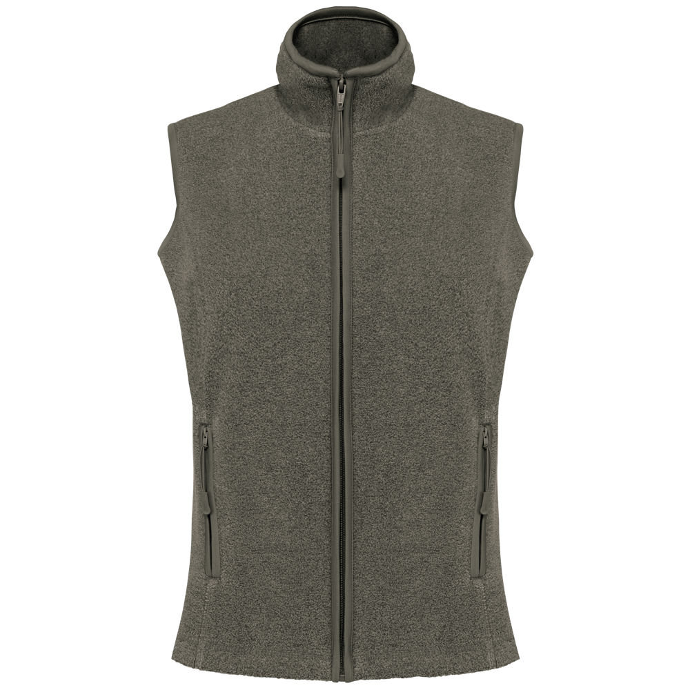 - Mikrofleece-Bodywarmer für Damen - Green Marble Heather