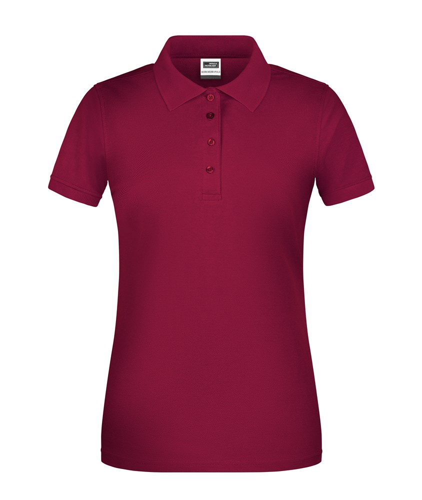 Ladies' ORGANIC Workwear Polo OCS Blended - Wine (ca. Pantone 195C)