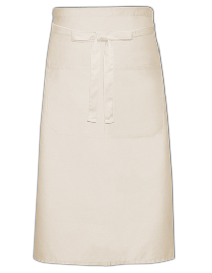 Link Kitchen Wear - Cook´s Apron With Pocket - Natural (ca. Pantone 7499)