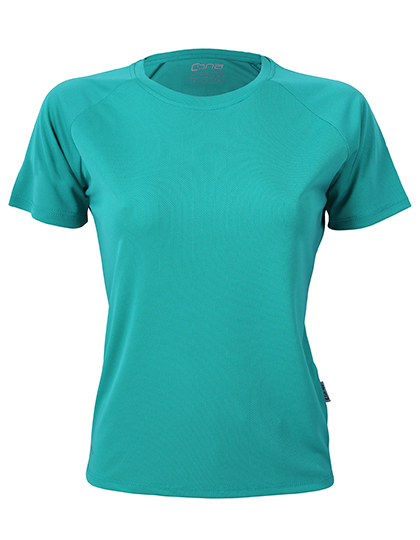 CONA SPORTS - Ladies´ Rainbow Tech Tee - Teal