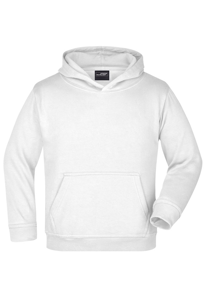 Hooded Sweat Junior - White (ca. Pantone white)
