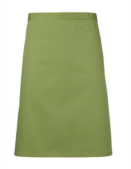 Premier Workwear - Colours Collection Mid Length Apron - Oasis Green (ca. Pantone 371C)