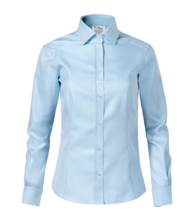 Hemd Damen Journey blau/weiß gestreift