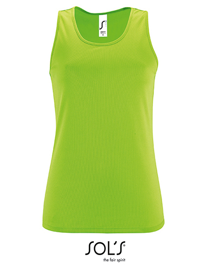 SOL´S - Women´s Sports Tank Top Sporty - Neon Green