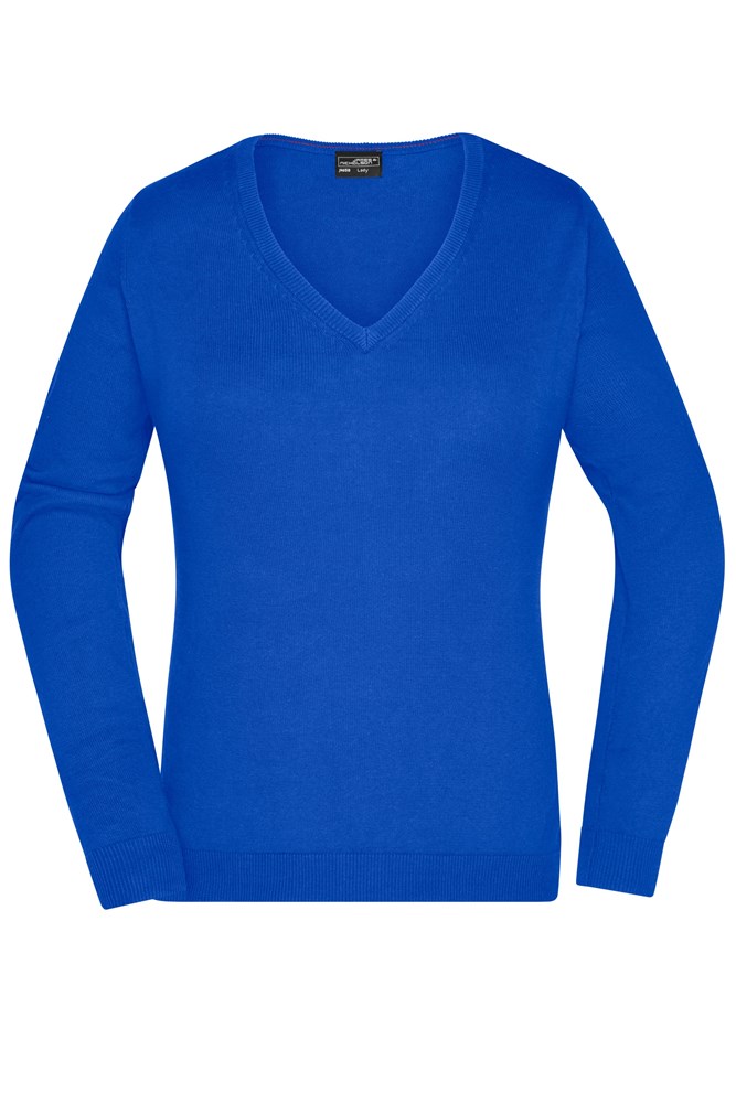Ladies' V-Neck Pullover - Royal (ca. Pantone 2756C)