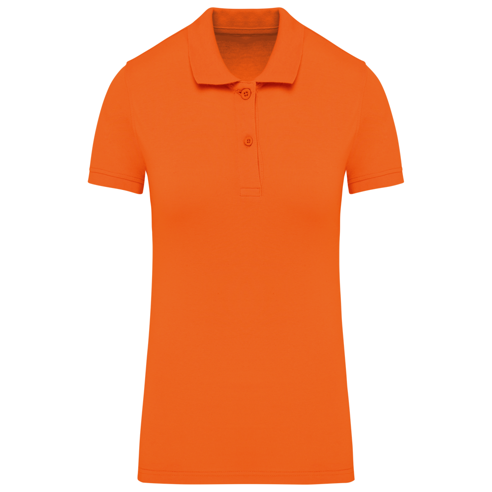 - Piqué-Polohemd Bio180 für Damen - orange